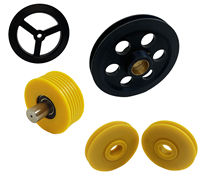 Roue de guidage, Rouleau à corde, Courroie de levage, Poulie, Roues en acier inoxydable et en plastique, Marque personnalisée, Modèle OEM, Capacité de charge, Fabrication par coulée