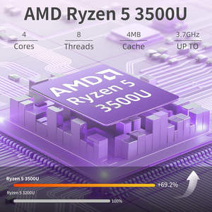 Caméra HD 2MP 14 "nouveau AMD Ryzen 5 Quad Core 8 3.7GHz <span class=keywords><strong>Windows</strong></span> <span class=keywords><strong>10</strong></span>/11 rétroéclairage d'empreintes digitales clavier anglais <span class=keywords><strong>sans</strong></span> <span class=keywords><strong>fil</strong></span> ordinateur portable - Product Image 5