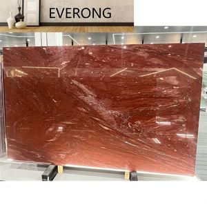 Grande dalle de marbre rouge de <span class=keywords><strong>Bordeaux</strong></span> naturel avec veines dorées, polie, moderne, pour décoration intérieure haut de gamme et luxe léger, idéale pour appartement - Product Image 2