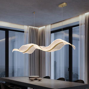 <span class=keywords><strong>Lustre</strong></span> en acrylique ondulé TYSON, design minimaliste pour restaurant, bande lumineuse longue, ruban artistique, comptoir, salle à manger, bar - Product Image 2