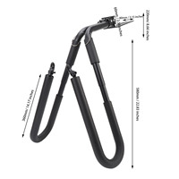 Support de planche de surf pour scooter, en alliage d'aluminium, portable, pour cyclomoteurs, vélos électriques, stationnement facile
