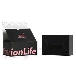 Basso MOQ strip mailer box abbigliamento cosmetici imballaggio scatola di carta scatole di spedizione personalizzate con nastro autoadesivo - Product Image 4