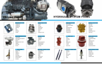 Pompe à engrenages hydraulique 159-7181 1597181 pour mini-excavatrice CAT Caterpillar 301.5 301.6 301.8
