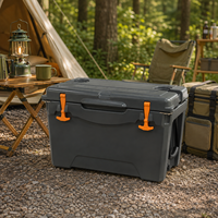 Glacière rotomoulée 35QT portable en LLDPE, isotherme et robuste, pour camping, pêche, plage et activités de plein air