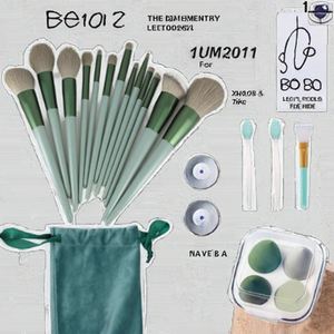 Kits de Maquillaje Profesional, Base, Corrector de Cejas, Juego de Sombras de Ojos, Pinceles Planos y en Forma de Abanico para Delineador de Ojos, Lápiz de Cejas - Product Image 3