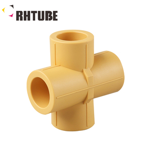 Rhtube Tất Cả Các Loại Nhựa <span class=keywords><strong>PPR</strong></span> Ống Nước Phụ Kiện Nước 20-63Mm Vàng Ổ Cắm Khuỷu Tay Tee <span class=keywords><strong>PPR</strong></span> Phụ Kiện Đường Ống - Product Image 6