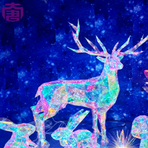 Luces LED de Navidad con Forma de Ciervo, Modernas y de Lujo, con Colores Personalizables para Decoración de Parques y Centros Comerciales, Venta al Por Mayor de Fábrica - Product Image 1