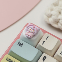 2025 MG Cute Little Girl Artisan 3D Resin Custom Keycaps Model KC-104 ESC Keycap for Mechanical Keyboard