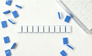 Juego de Mesa Funky Trade Personalizado con Fichas de Mahjong Azules y Burbujas Grabadas en Acrílico, Regalo para <span class=keywords><strong>Casino</strong></span>, Entretenimiento para Adultos - Product Image 3