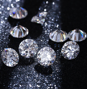 Viresa bán buôn 3M-8mm 0.1ct-2ct vvs moissanite kim cương 100% vượt qua Kim Cương Tester Vòng rực rỡ cắt lỏng moissanite đá - Product Image 1