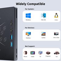 Lecteur Blu-ray externe 7-en-1 prenant en charge les disques 100G R/W, graveur portable BD DVD CD avec USB 3.0 Type-C 3D Blu-ray