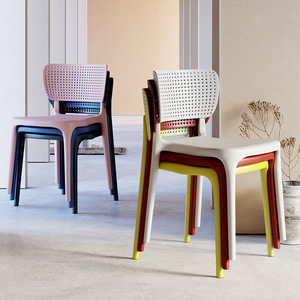 Plastic Dining <b>Chair</b> <b>Stackable</b> Modern Design For Indoor <b>Outdoor</b> Use Adult Furniture - Product Image 1