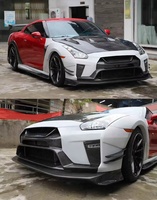 Kit carrosserie large style VRS pour Nissan GTR R35 2008-2016 – Nouveau pare-chocs avant et arrière, diffuseur, jupes latérales, capot, aileron arrière, garde-boue, kit carrosserie complet