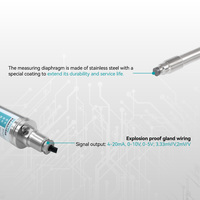 Transmetteur de pression de fusion intégré, intrinsèquement sûr, anti-explosion, en acier inoxydable SS304, IP67, haute précision, pour la mesure de la température et de la pression