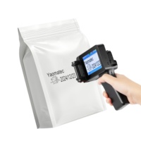 YAOMATEC Nouvelle Imprimante Jet d'Encre Portable Manuelle TIJ 12.7mm pour Logos et Dates