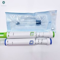 Vente en gros de flacons en verre Tuteng de 4 ml, logo imprimé sur mesure, bouchon en aluminium, bouchon en caoutchouc, emballage de beauté