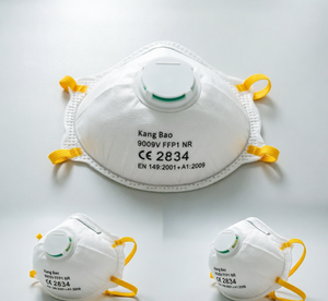 Einweg-Industriestaubmaske FFP2 Kohlefilter-Staubmaske <span class=keywords><strong>CE2834</strong></span> Mit Ventil für Bau, Malerei und Chemikalienschutz - Product Image 3