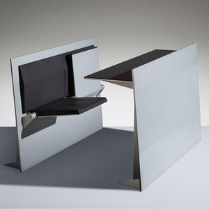 เก้าอี้เรียน Prosperous Seat WZ-Blade สีเทา พร้อมที่วางแขน สำหรับห้องเรียน - Product Image 1