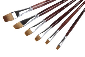 Juego de 6 Pinceles Profesionales para Arte y Manualidades, para Gouache, Acuarelas, Acrílicos y Óleos, con Precio Económico al por Mayor y al Detal - Product Image 2