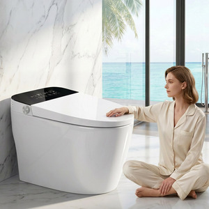 Toilette intelligente simple, WC électrique sans réservoir, bidet sanitaire automatique, toilette intelligente pour salle de bain OEM - Product Image 1