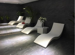 Tumbona de Fibra de Vidrio para Exteriores, Silla de Piscina, Cama Flotante para Agua, Silla de Playa para Jardín, Piscina, Descanso en el Agua - Product Image 5