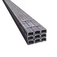 Tube rectangulaire en acier au carbone pour structure de serre, tube rectangulaire noir soudé, usage agricole