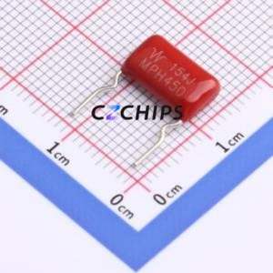 ตัวเก็บประจุฟิล์มโพลีโพรพิลีน (CBB) รุ่น MPH154J2L4KS4040A1 แบบมีรูทะลุ (THT), ระยะขา P=10 มม. ความจุ 150nF ความคลาดเคลื่อน 5% แรงดัน 450V - Product Image 1