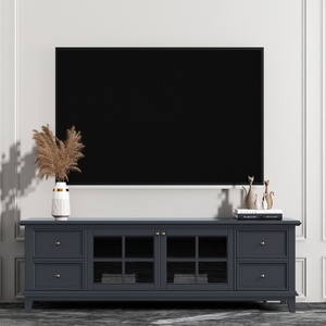 Armoire moderne en bois gris foncé avec portes en mélamine, meuble <span class=keywords><strong>de</strong></span> chambre à coucher gain <span class=keywords><strong>de</strong></span> place pour appartement - Product Image 1