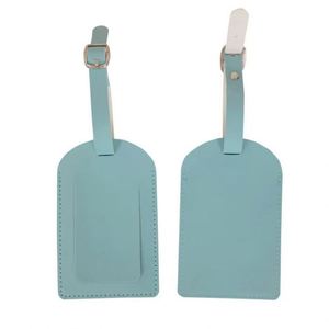 ป้ายติดกระเป๋าเดินทางหนัง PU นิ่มแบบขายส่ง พร้อมที่ใส่บัตรผ่านขึ้นเครื่องและบัตรประจำตัวโลหะ  สามารถปรับแต่งโลโก้และลวดลายตัวอักษรได้ - Product Image 6