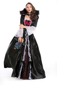 <span class=keywords><strong>Robe</strong></span> de <span class=keywords><strong>vampire</strong></span> royale gothique noire pour femmes Halloween Diablo Style <span class=keywords><strong>Vampire</strong></span> Cosplay Costume <span class=keywords><strong>robe</strong></span> de soirée - Product Image 5