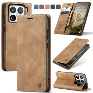 CaseMe produit de qualité pour <span class=keywords><strong>Xiaomi</strong></span> 15 ultra 15t 15t Pro étui de téléphone portefeuille magnétique en cuir PU fentes pour cartes pour <span class=keywords><strong>Xiaomi</strong></span> 15 ultra étui - Product Image 1