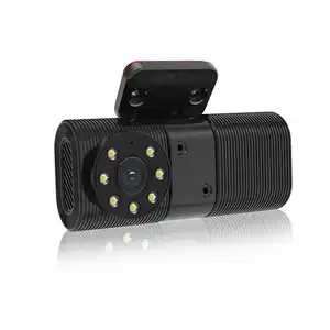 Камера видеонаблюдения ночного видения для автомобиля, автобуса, прицепа, камера безопасности спереди и в кабине, камера с двойным объективом для такси, грузовик, двойная HD-камера