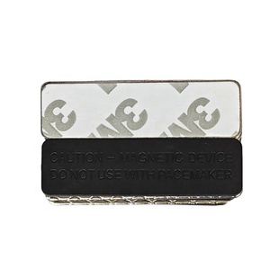 Etiqueta de nombre magnética Industrial, accesorios de insignia de plástico ABS reutilizables, imán NdFeB permanente, servicio de procesamiento de corte personalizado - Product Image 4