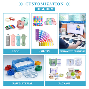 Multi Silicone colorato che impilano giocattoli per l'educazione della prima infanzia e lo sviluppo cognitivo, Set di blocchi di costruzione per bambini - Product Image 6