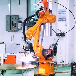 หุ่นยนต์เชื่อมเหล็กคาร์บอน Tig เชื่อมหุ่นยนต์อุตสาหกรรมสแตนเลสเชื่อมหุ่นยนต์