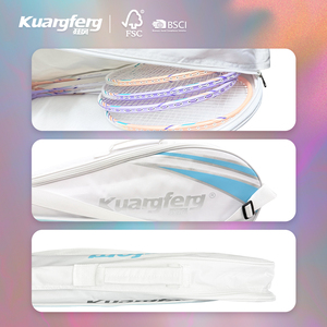 <span class=keywords><strong>Raquette</strong></span> <span class=keywords><strong>de</strong></span> <span class=keywords><strong>badminton</strong></span> ultra-légère en aluminium et carbone avec stabilité améliorée et anti-torsion pour le jeu compétitif - Product Image 4