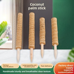 Support pour Monstera, Poteau d'escalade pour Philodendron, Poteau <span class=keywords><strong>en</strong></span> fibre de coco, Colonne de fixation pour plantes grimpantes et palmiers, Support anti-renversement YZZ - Product Image 5