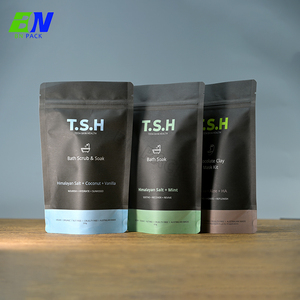 Tùy Chỉnh In Ấn Kraft Compostable Bio Sinh Thái Thân Thiện Túi Pla Túi Cà Phê Đứng Lên Túi Phân Hủy Sinh Học Túi, Đứng Túi - Product Image 2