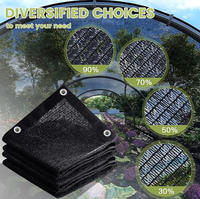 Filet d'ombrage en PEHD pour serres et cultures, couverture de protection 50%-75% pour vergers et jardins