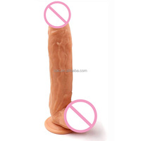 SacKnove Dildo Gigante XXL de 11 Pulgadas Para Hombres, Juguetes Sexuales de Goma Grandes, Lo Último en Dildos Artificiales Súper Extremos Semejantes a la Piel Para Mujeres