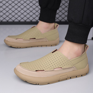 Summer Men's Breathable EVA <b>Slides</b> Open Toe Casual <b>Slip</b>-On Sandals Lightweight Soft Sole Outdoor Shoes - Product Image 4