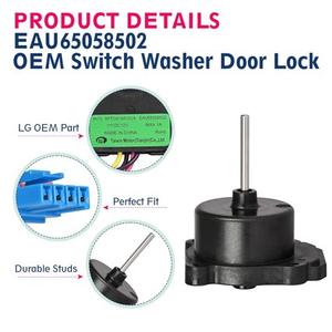 Motor de ventilador de refrigerador EAU65058502 de 2.64 pulgadas y 12 V CC para conjunto de ventilador de condensador LG - Product Image 4