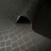 Papier enduit de tissu polyester doux pour la peau, avec un design unique en texture de peau de crocodile, pour l'emballage de boîtes cadeaux, film de laminage
