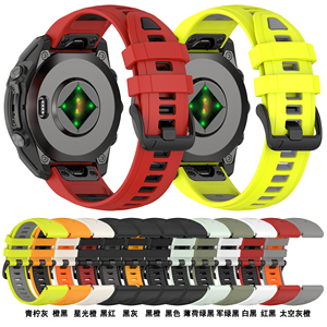 Cho Garmin Fenix 8 43 Mét đôi màu Silicone dây đeo đồng hồ, linh hoạt Silicone TPU ban nhạc đồng hồ cho Garmin Enduro 3 - Product Image 4