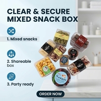 Boîte à gâteau en plastique PS vente chaude avec logo personnalisé recyclable 1-2mm d'épaisseur pour emballage alimentaire