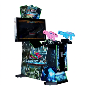 Máquina de Juego DJ 3 en 1 con Doble Pistola, Pantalla LCD de 42 Pulgadas, Construcción de Metal y Acrílico, Funciona con Monedas en Inglés, Modelo Xiaotongyao XTY - Product Image 1