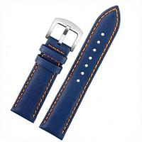 Bracelets de montre hybrides faits main Lionorm, en nylon, toile, cuir véritable, toile de voile, souples, 20 mm, 22 mm