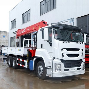 รถบรรทุกติดเครน ISUZU GIGA 6x4 สำหรับงานหนัก 12 ตัน พร้อมบูมยืดไสลด์ ขาย - Product Image 5