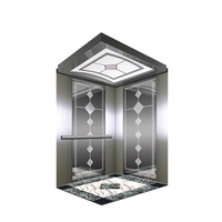 Ascenseur commercial moderne FUJICL, machine de traction sans engrenage, entraînement AC, contrôle par microprocesseur certifié ISO, haute performance