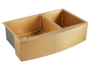 Agriturismo grembiule anteriore sottotop doppia ciotola angolo bar in acciaio inox a mano da <span class=keywords><strong>cucina</strong></span> ss bacino del dispersore - Product Image 2